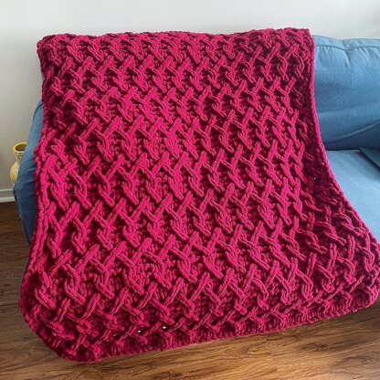 Cable Weave Blanket