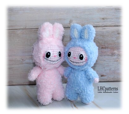 Smiling Bunny / Labubu Crochet Pattern
