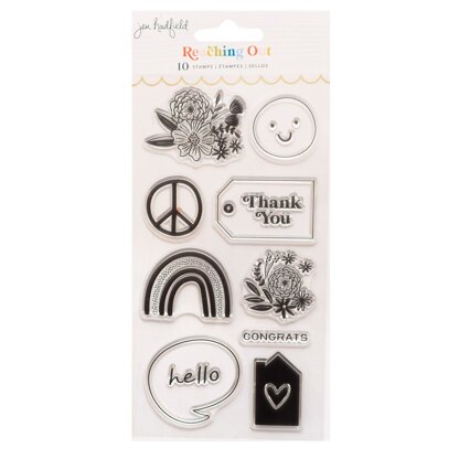 American Crafts Jen Hadfield - Reaching out Stamps