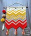 Colorful Chevrons Wall Hanging