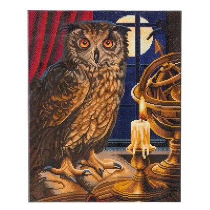 Crystal Art The Astrologer Owl, 40x50cm Diamond Painting Kit
