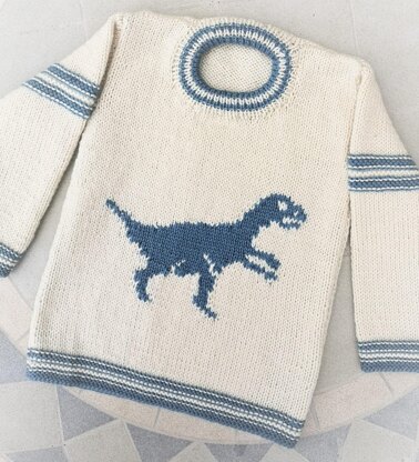 Velociraptor on a Sweater