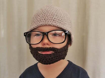 The Sam Detachable Beard and Beanie Crochet Pattern