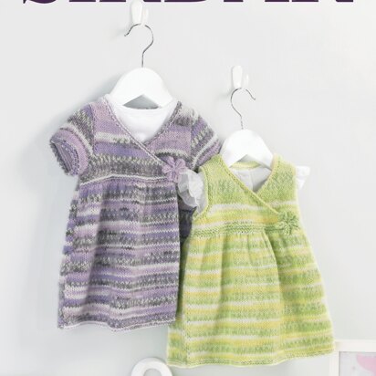 Dresses in Sirdar Snuggly Baby Crofter DK - 5214 - Downloadable PDF - knitting pattern