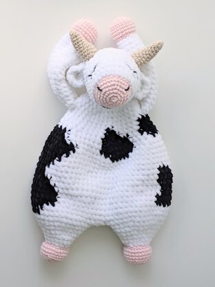 Sleepy Highland Coo and Cow Comforter, Cow Lovey