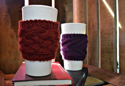 "The Braid" Seamless Coffee Cozy Zarf