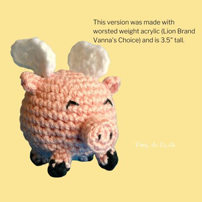 Flying Pig Amigurumi