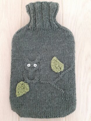 Night Owl Hot Water Bottle Cover