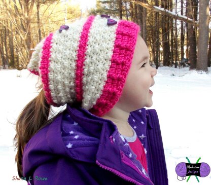 Floating Hearts Convertible Beanie