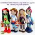 Crochet Doll Pattern, Amigurumi doll pattern, Large dolls, 21"/53cm, All Seasons Friends