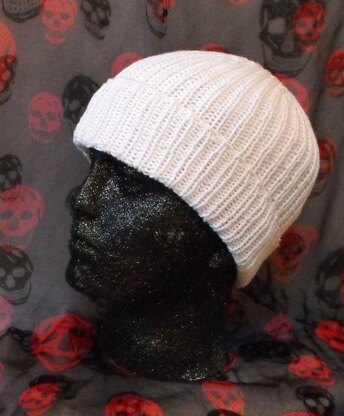 ALL RIB COTTON BEANIE HAT