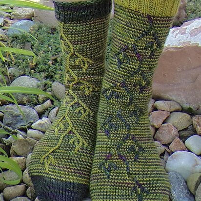 Poison Ivy Socks