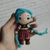 Jinx amigurumi (Arcane)