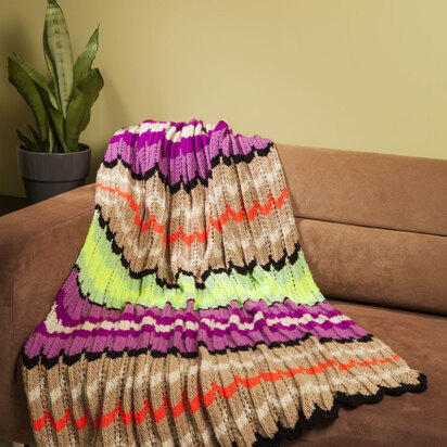 Modern Chevron Throw in Universal Yarn Uptown Worsted