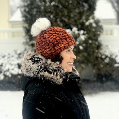 Snowdrift Beanie - knitting pattern