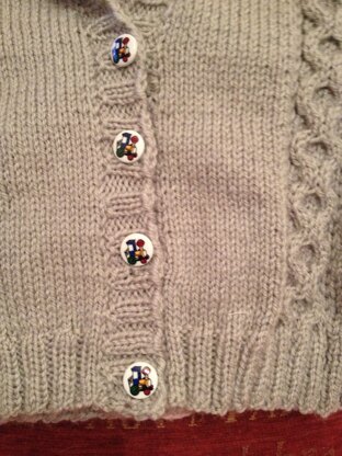 Shawl collared cardigan