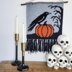Fall Raven & Pumpkin Tapestry