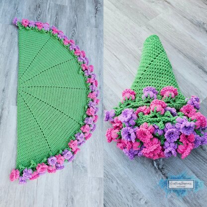 4 Pattern Bundle Flower Bouquet Blanket Crochet Patterns
