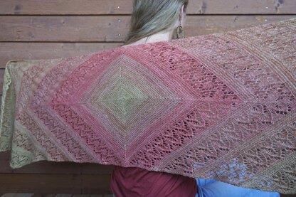 Solar Flare Shawl