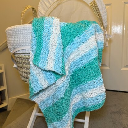 Simple Striped Baby Blanket