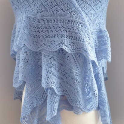 Cataria Shawl - knitting pattern