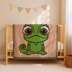 C2C Rapunzel's Pascal Green Blanket Fairytale Chart 90x90 Square CROCHET PATTERN