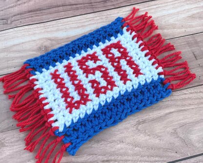 USA Mug Rug