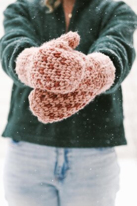 Knit-Look Morning Mittens