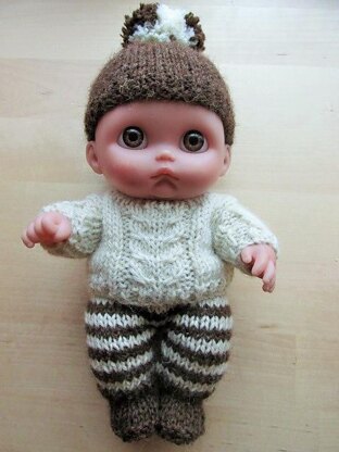 Li'l Cutesies Cable Stitch Sweater Set