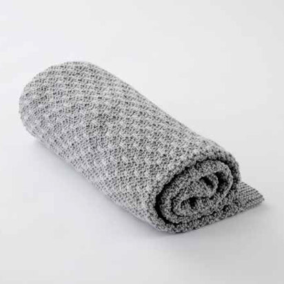 Toasty Texture Knit Blanket in Caron One Pound - Downloadable PDF