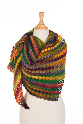 Flam(m)e Shawl