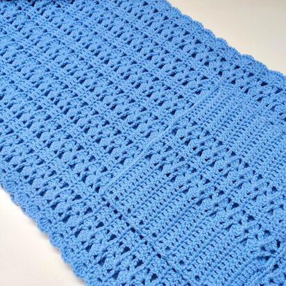 Cornflower Pocket Shawl