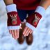 Reindeer Fingerless Gloves