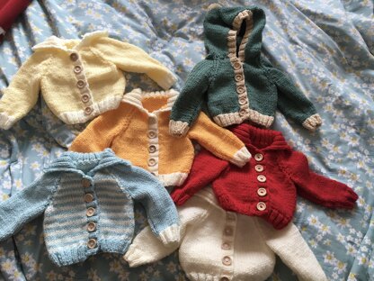 More baby cardigans