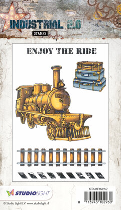 Studio Light Industrial 2.0 A6 Stamps - Enjoy The Ride