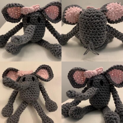 Flump the Amigurumi elephant