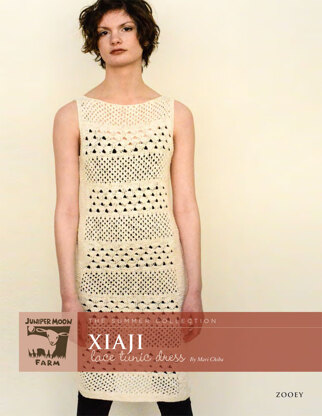 Xiaji Lace Tunic Dress in Juniper Moon Zooey - Downloadable PDF