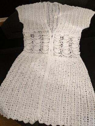 Crochet beach dress