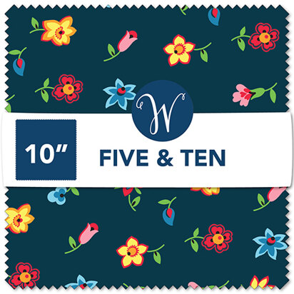 Windham Fabrics Five + Ten 10in Squares