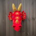 Draco the African Flower Dragon Head