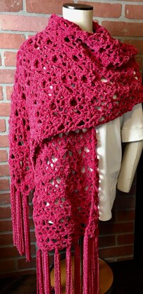 The EASY Cozy Lacy Stole/Scarf