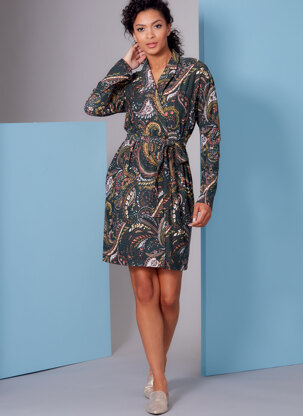 Vogue Misses' and Misses' Petite Wrap Robe, Belt, Top, Dress and Pants V1852 - Sewing Pattern