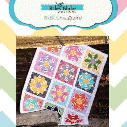 Riley Blake Chevron Flowers - Downloadable PDF