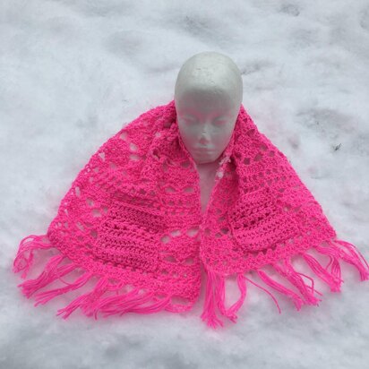 Child Size Diamond Arches Pocket Shawl