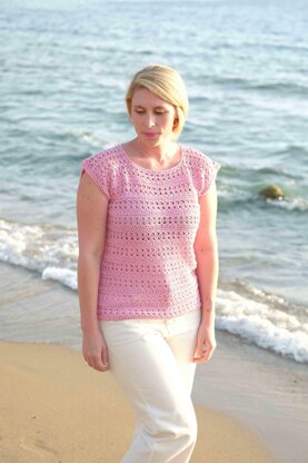 Kali Crochet Top in Knit One Crochet Too Daisy - 2444 - Downloadable PDF