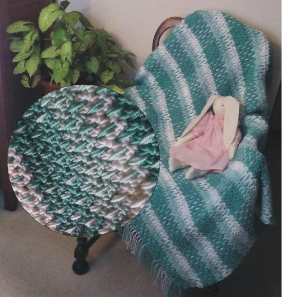 Woven Wonder Blanket 2 Crochet pattern by Patty Kubitzki LoveCrafts