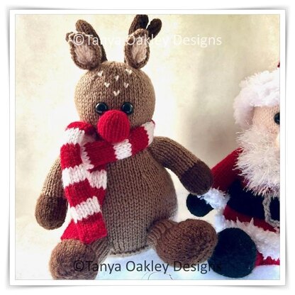 Santa & Reindeer Gonk Gnomes