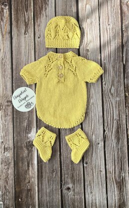 'Cherub' 3 piece romper set.