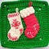 Christmas Stockings Square