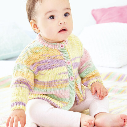 Jacket, Cardigan and Blanket in King Cole Beaches DK - 5912pdf - Downloadable PDF